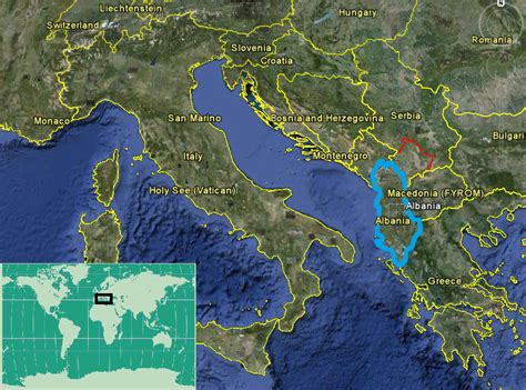 google maps albania